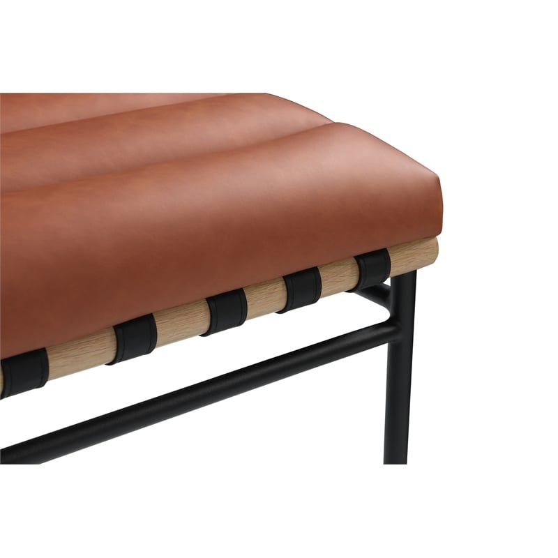 Meridian Furniture Burke Cognac Dining Chair (Set of 2)