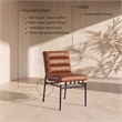 Meridian Furniture Burke Cognac Dining Chair (Set of 2)