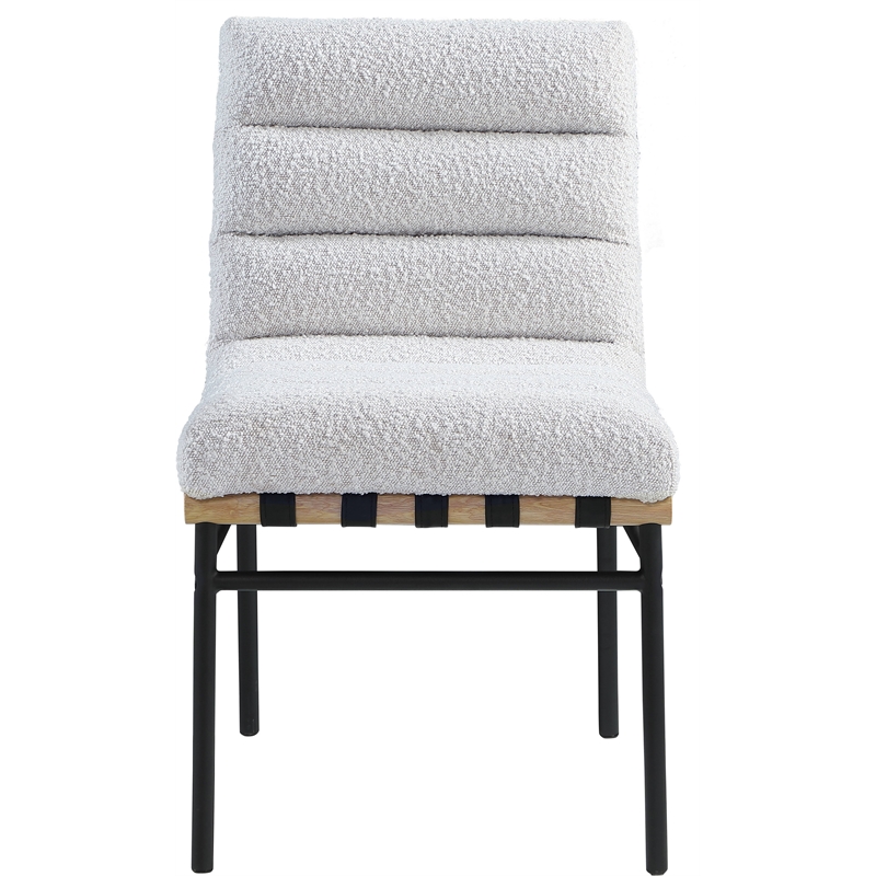 Meridian Furniture Burke Cream Dining Chair (Set of 2)