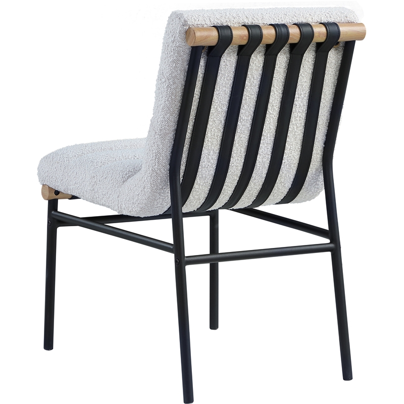 Meridian Furniture Burke Cream Dining Chair (Set of 2)