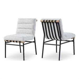 Meridian Furniture Burke Cream Dining Chair (Set of 2)