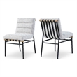 Meridian Furniture Burke Cream Dining Chair (Set of 2)