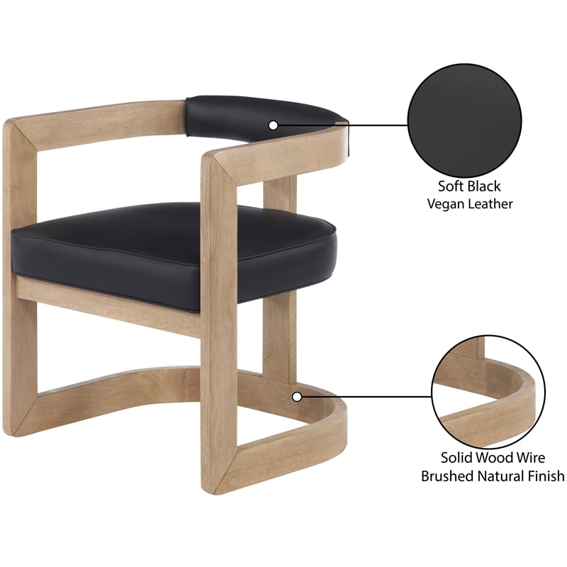 Meridian Furniture Manchester Black Dining Chair