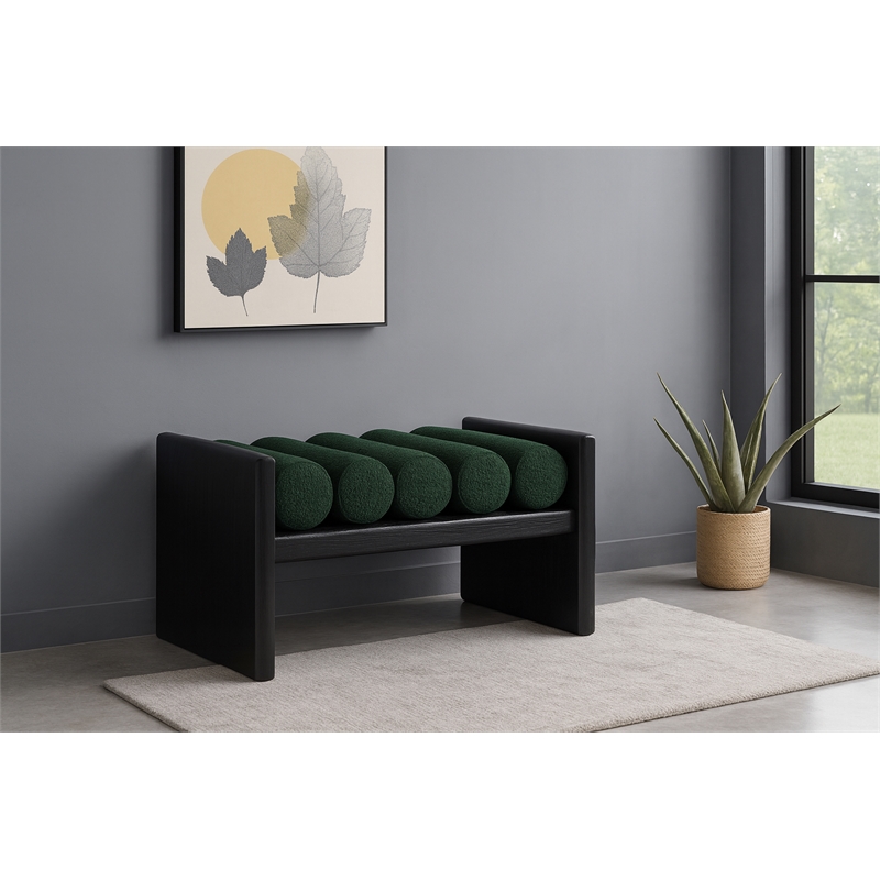 Meridian Furniture Waverly Green Bench
