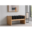 Meridian Furniture Waverly Black Bench