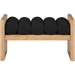 Meridian Furniture Waverly Black Bench