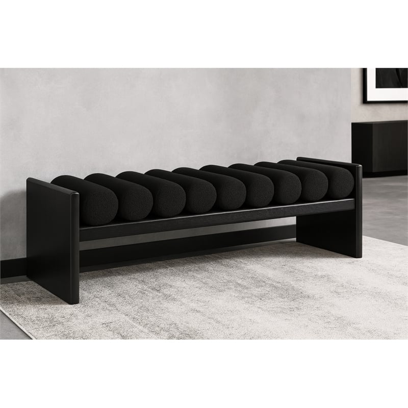 Meridian Furniture Waverly Black Bench