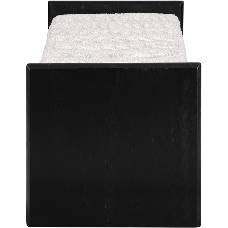 Meridian Furniture Waverly Cream Bench