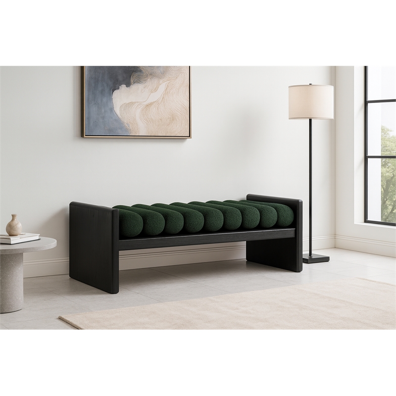 Meridian Furniture Waverly Green Bench