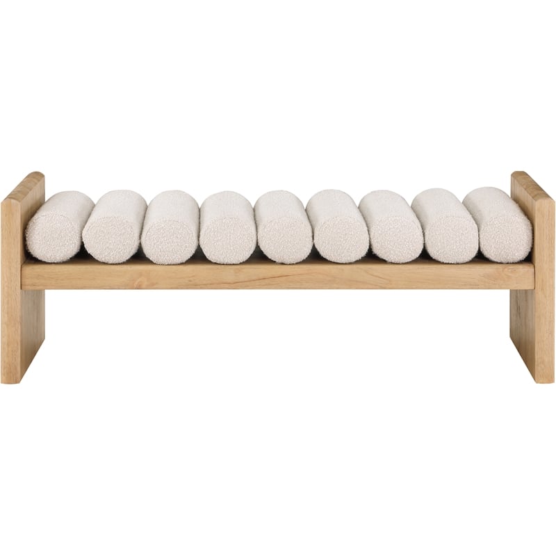 Meridian Furniture Waverly Cream Bench