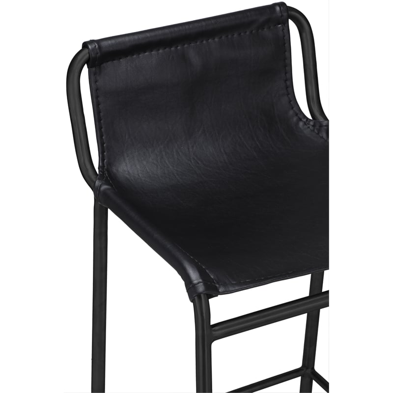 Meridian Furniture Dax Black Counter Stool