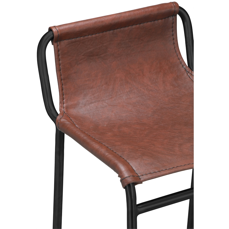 Meridian Furniture Dax Brown Counter Stool