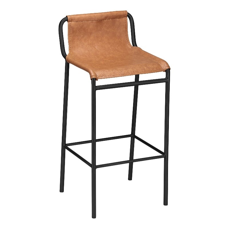 Meridian Furniture Dax Cognac Counter Stool