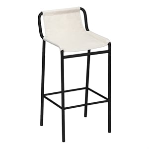Meridian Furniture Dax Cream Counter Stool