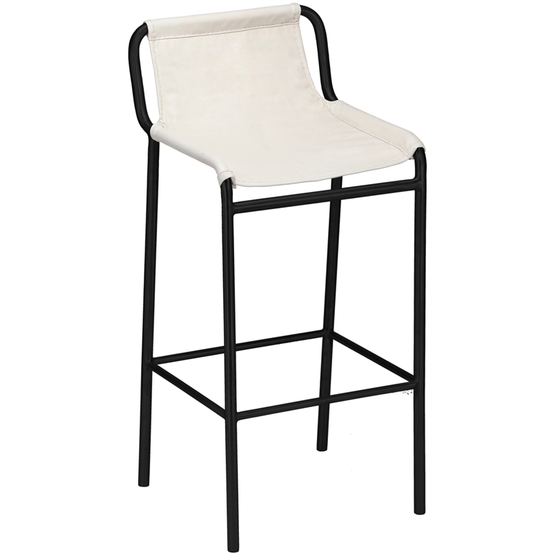 Meridian Furniture Dax Cream Counter Stool