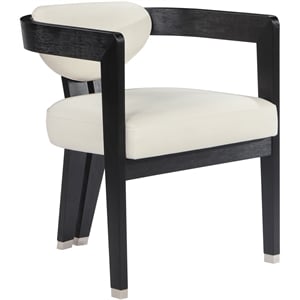 meridian furniture carlyle cream dining chair