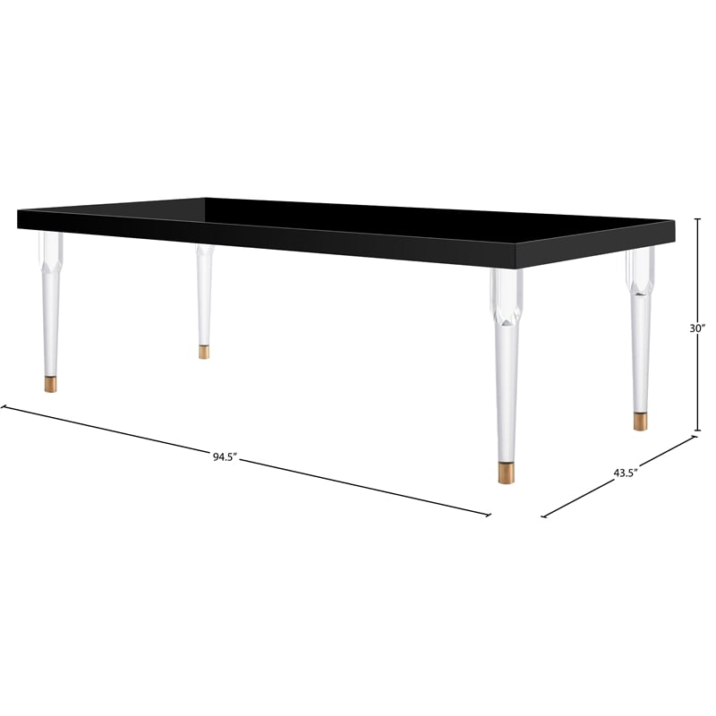 Meridian Furniture Bethany Black Dining Table
