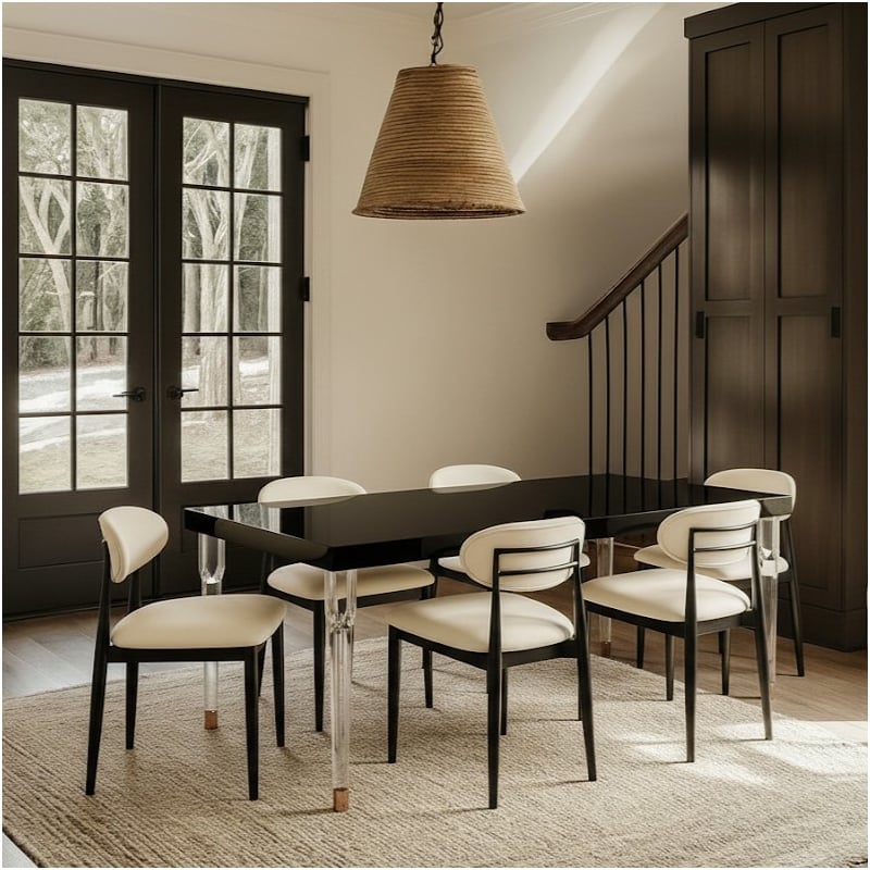 Meridian Furniture Bethany Black Dining Table