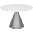 Meridian Furniture Emery White Marble Dining Table
