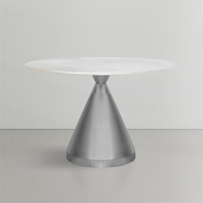 Meridian Furniture Emery White Marble Dining Table