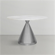 Meridian Furniture Emery White Marble Dining Table