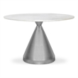 Meridian Furniture Emery White Marble Dining Table