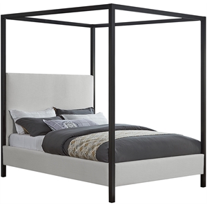 Meridian Furniture James Cream King Bed