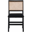 Meridian Furniture Abby Black Vegan Leather Dining Side Chair (Set of 2)