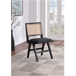 Meridian Furniture Abby Black Vegan Leather Dining Side Chair (Set of 2)
