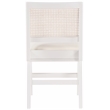 Meridian Furniture Abby White Vegan Leather Dining Side Chair (Set of 2)