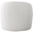 Meridian Furniture Acadia Cream Boucle Fabric / Blue Vegan Leather Accent Chair