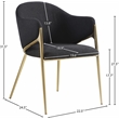 Meridian Furniture Nial Black Dining Chair (Set of 2)