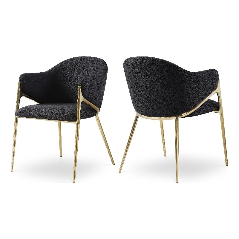 Meridian Furniture Nial Black Dining Chair (Set of 2)