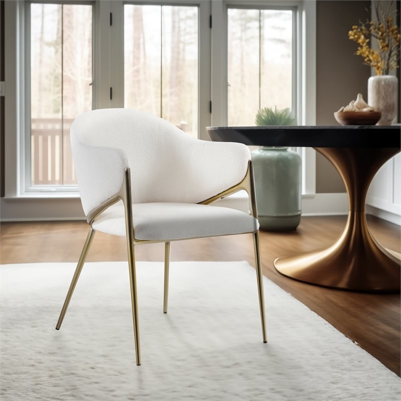 Meridian Furniture Nial Cream Dining Chair (Set of 2)
