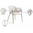 Meridian Furniture Nial Cream Dining Chair (Set of 2)