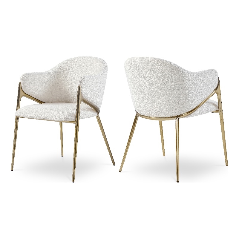 Meridian Furniture Nial Cream Dining Chair (Set of 2)