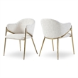 Meridian Furniture Nial Cream Dining Chair (Set of 2)