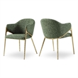 Meridian Furniture Nial Green Dining Chair (Set of 2)