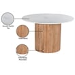 Meridian Furniture Oakhill Natural Dining Table
