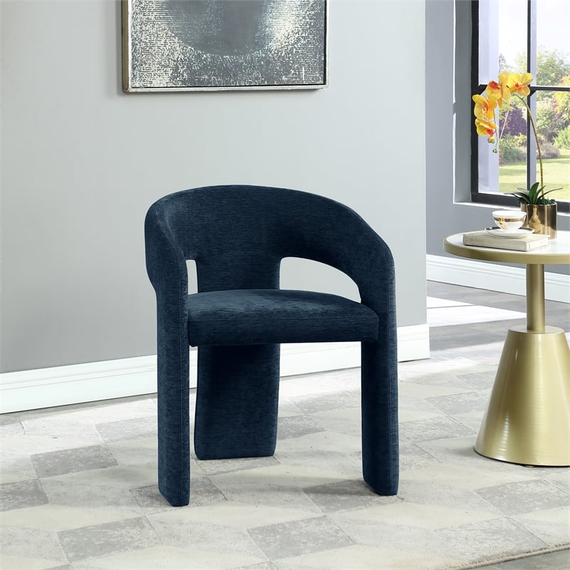 Meridian Furniture Rendition Navy Dining Chair (Set of 2)