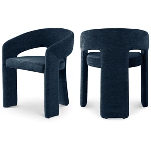 Meridian Furniture Rendition Navy Dining Chair (Set of 2)