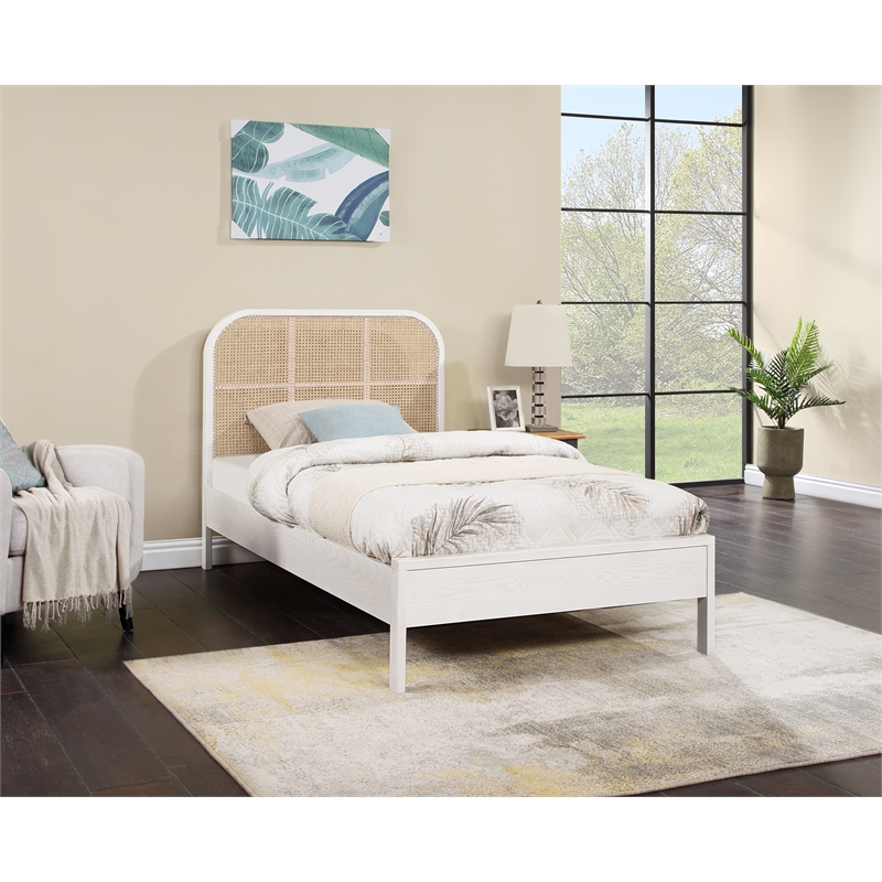 Meridian Furniture Siena White Twin Bed