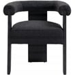 Meridian Furniture Barrel Black Dining Chair