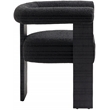 Meridian Furniture Barrel Black Dining Chair