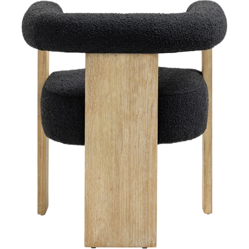 Meridian Furniture Barrel Black Dining Chair