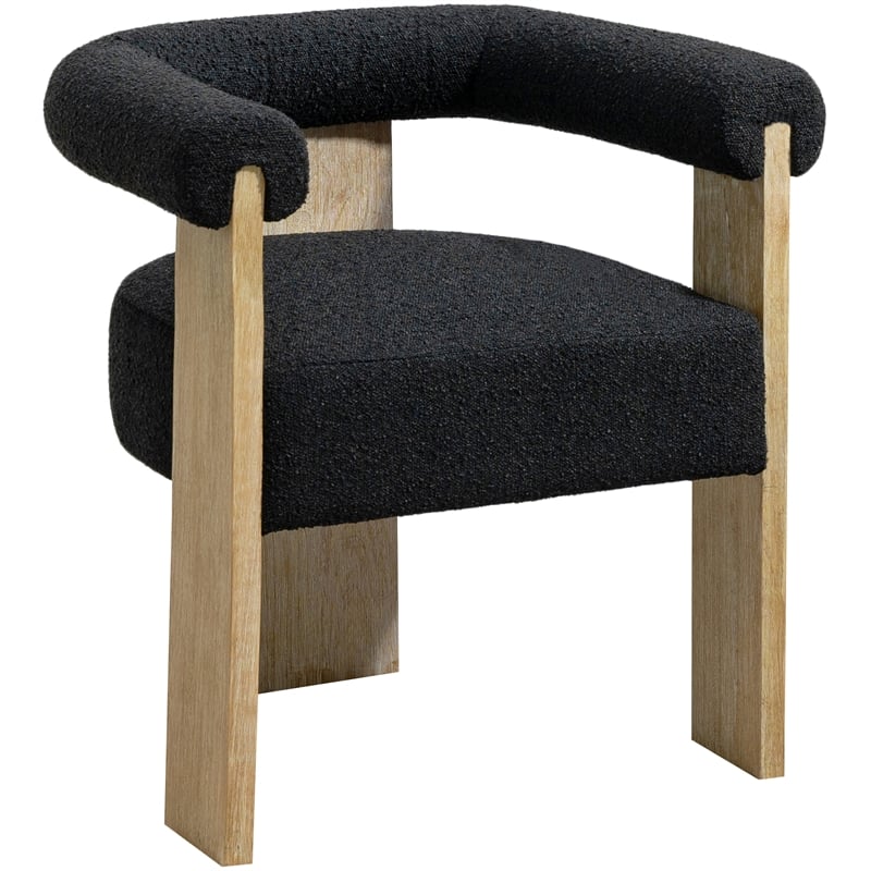 Meridian Furniture Barrel Black Dining Chair