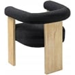Meridian Furniture Barrel Black Dining Chair