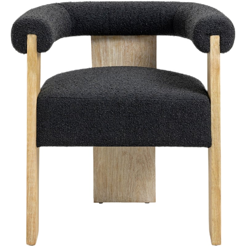 Meridian Furniture Barrel Black Dining Chair