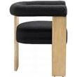 Meridian Furniture Barrel Black Dining Chair