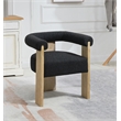 Meridian Furniture Barrel Black Dining Chair
